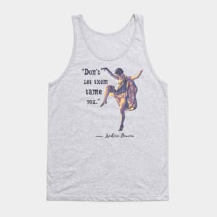 Isadora Duncan Portrait and Quote Tank Top